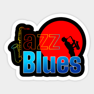 Jazz Blues | Music Lovers Sticker